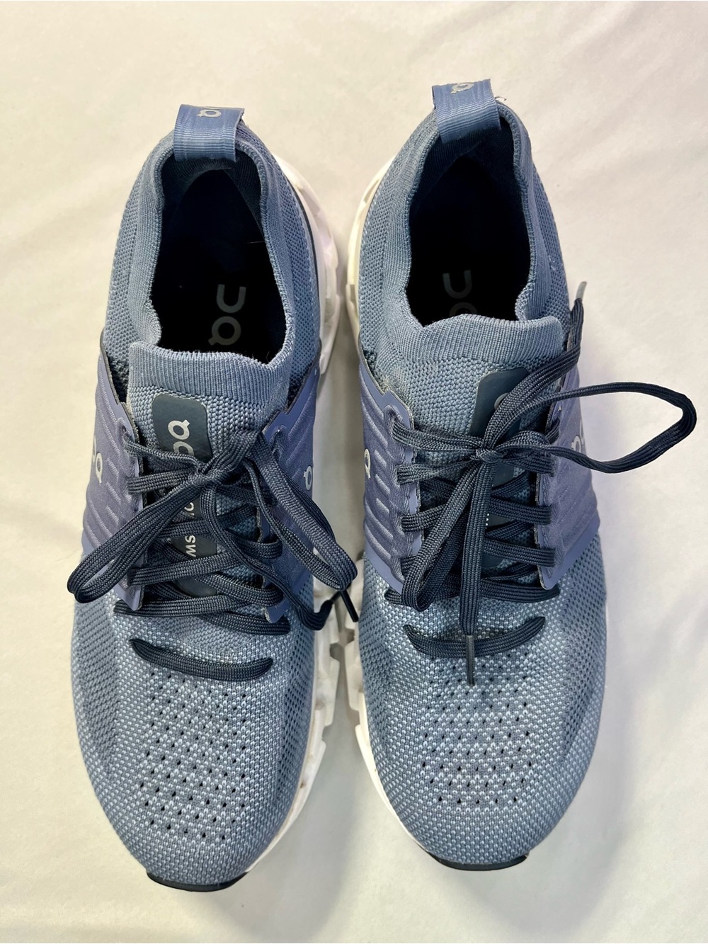 On Cloud Cloudswift Running Sneakers Shoes Denim Blue Midnight White 9.5 - Picture 4 of 12
